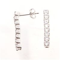 Orecchini Domar Gioielli Donna ORECCHINI ARGENTO 925 in Argento Cubic Zirconia EZA119021